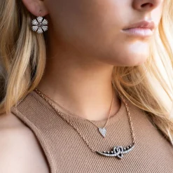 Small Diamond Heart Necklace