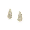 Small Diamond Pave Claw Earrings