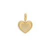 Small Diamond Pave Heart Charm