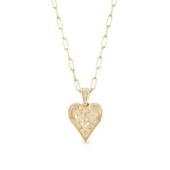 Small Southwestern Heart Pendant