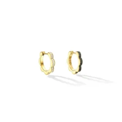 Small Triplet Hoop Earrings