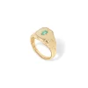 Spade Warisan Minor Emerald Signet Ring