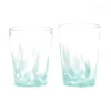 Teal/Transparent Tumbler Set