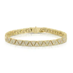 Thin Diamond Cleo Bracelet
