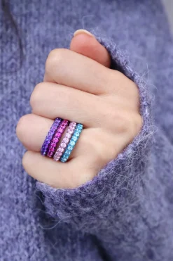 Three Sided Amethyst Ring