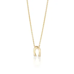 Tiny Horseshoe Pendant
