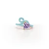 Trillion Amethyst Vine Ring
