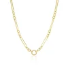 Trombone Link Chain Necklace