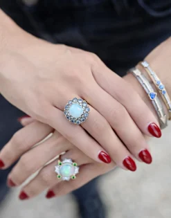 Victorian Opal & Sapphire Ring