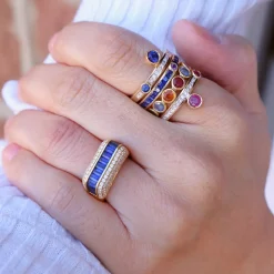 Vida Ruby and Diamond Ring