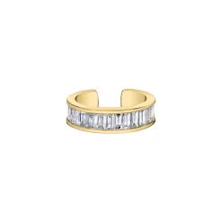 Yellow Gold Diamond Baguette Ear Cuff