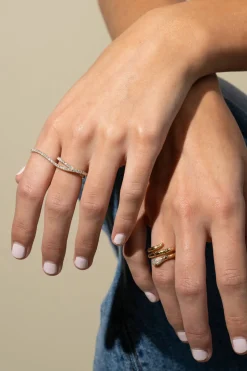 Yellow Gold Double Dynamite Ring