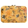 Yellow Peony Marquetry Clutch